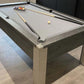 anthracite slate bed pool table two sizes spots stripes