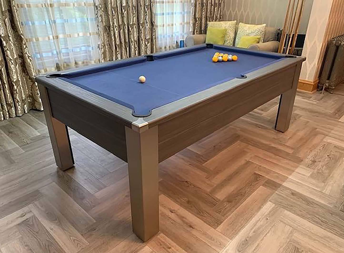 games room with pool table