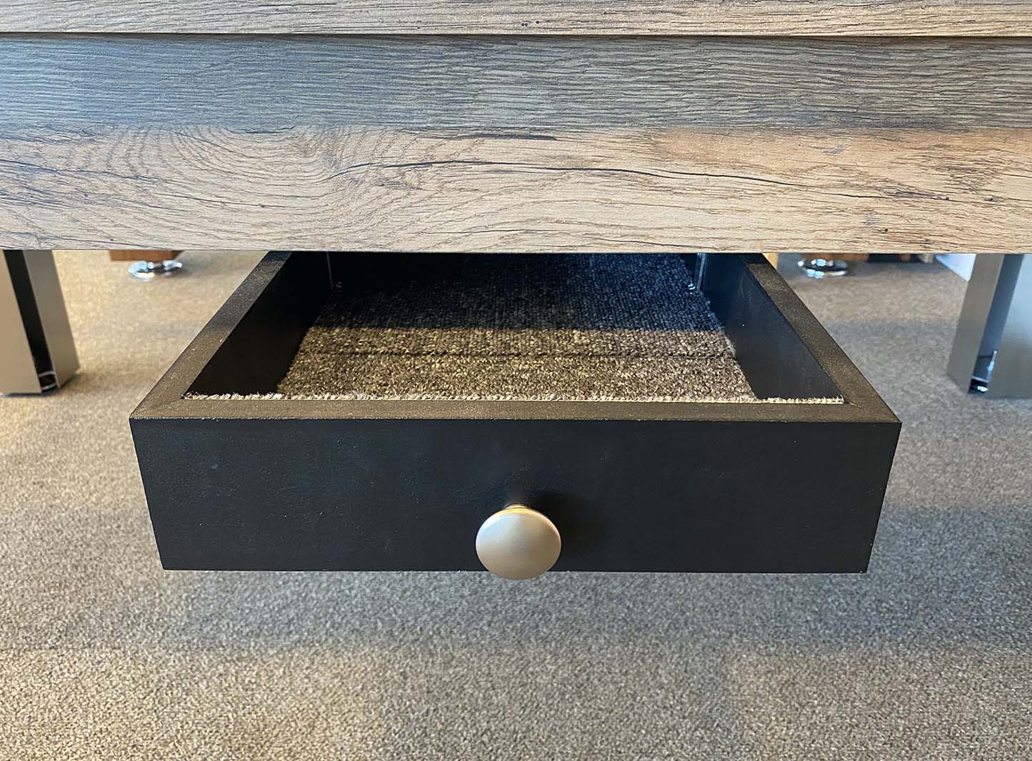 Slate bed pool dining table ball drawer