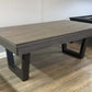 Slate bed pool dining table covered