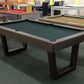 Slate bed pool dining table green cloth