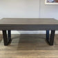 Slate bed pool dining table covered