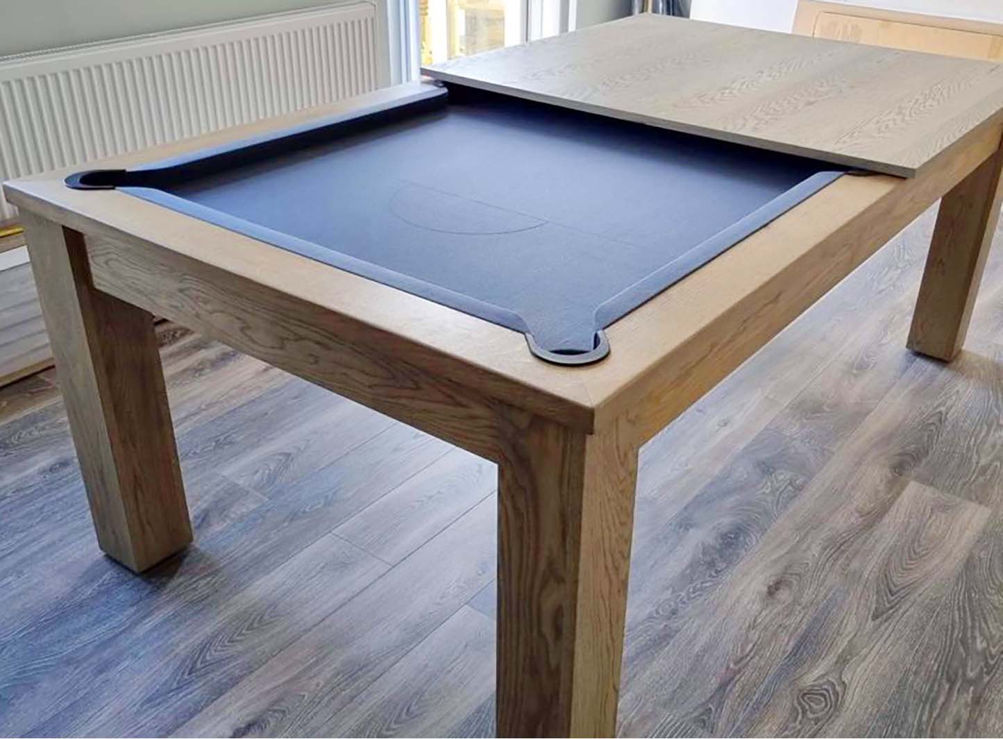 Pool table cover dining top