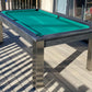 Elixir diner outdoor pool table purple greeb cloth