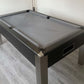 Shadow black framed pool table with mid grey cloth