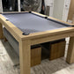 Natural Oak Pool Dining Table Elixir