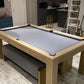 Natural Oak Pool Dining Table Elixir