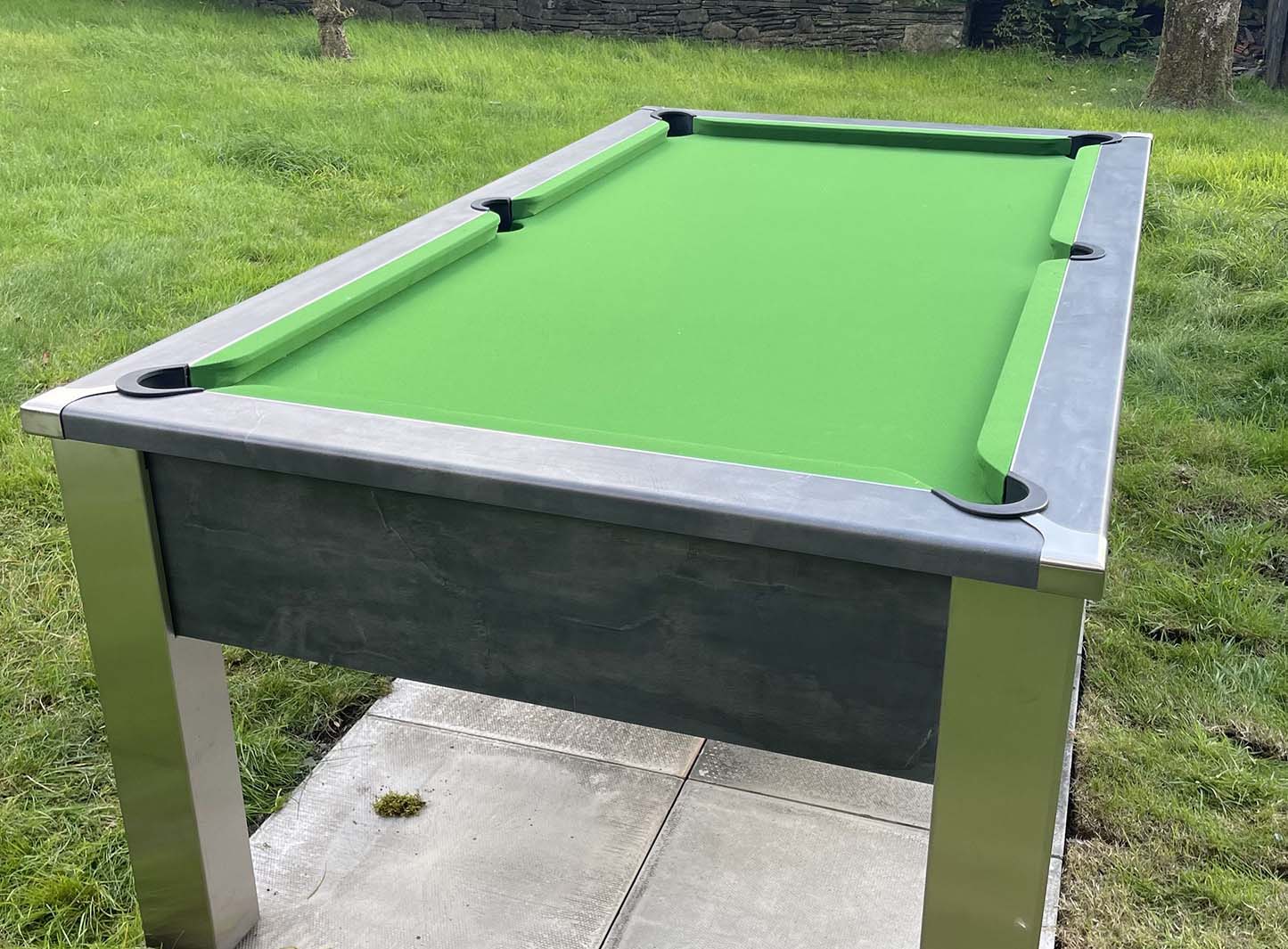 Outdoor Pool Table Slate Bed, Spirit Tournament