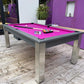 Purple pink pool table