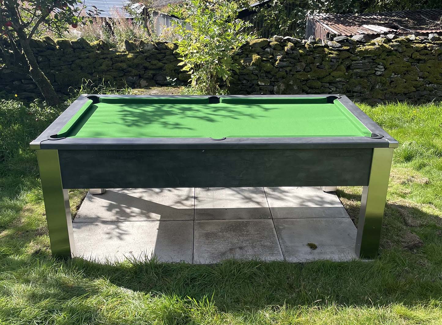 Outdoor Pool Table Slate Bed, Spirit Tournament