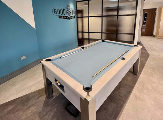 goodwood racetrack team lounge pool table