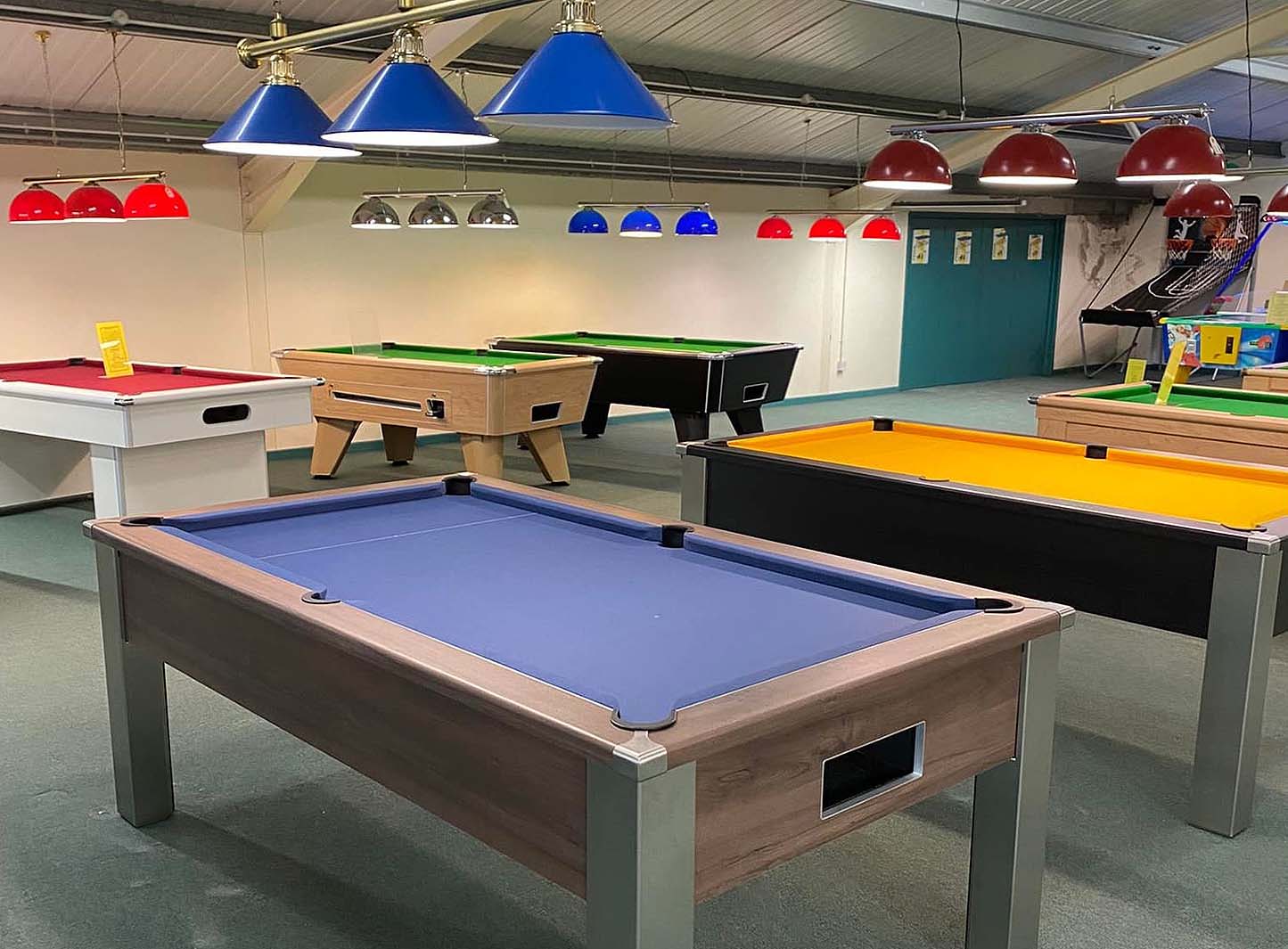 pool table showroom