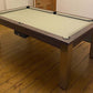 Pool Table with Dining Top, Solid Slate Bed, Pacific Walnut, 6ft & 7ft