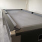 Games room pool table grey and black