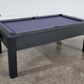 Black frame pool table